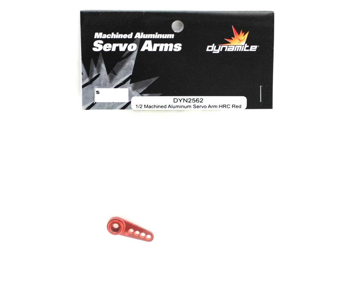 Dynamite Machined Aluminum Hitec Servo Horn (Red) - Image 2