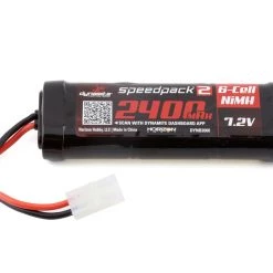 Dynamite Speedpack2 6-Cell NiMH Flat Battery Pack (7.2V/2400mAh) w/Tamiya Connector