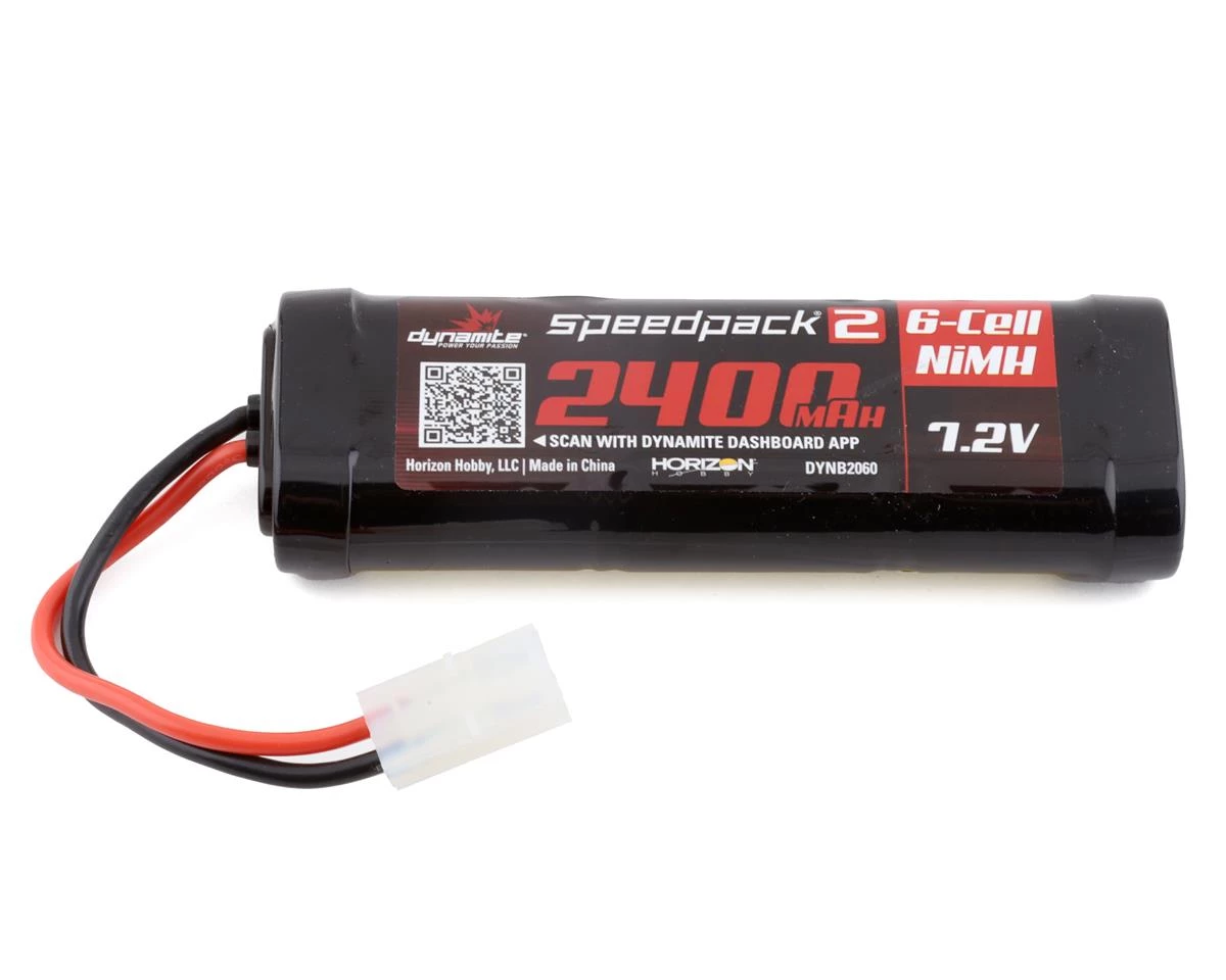 Dynamite Speedpack2 6-Cell NiMH Flat Battery Pack (7.2V/2400mAh) w/Tamiya Connector