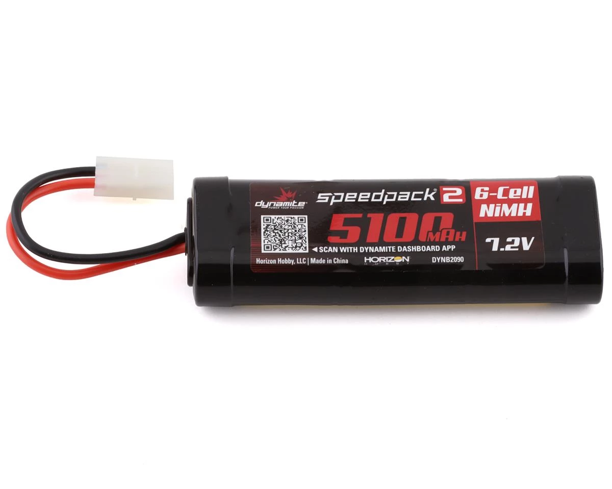 Dynamite "Speedpack2" 6-Cell Flat NiMH Battery w/Tamiya Connector (7.2V/5100mAh)