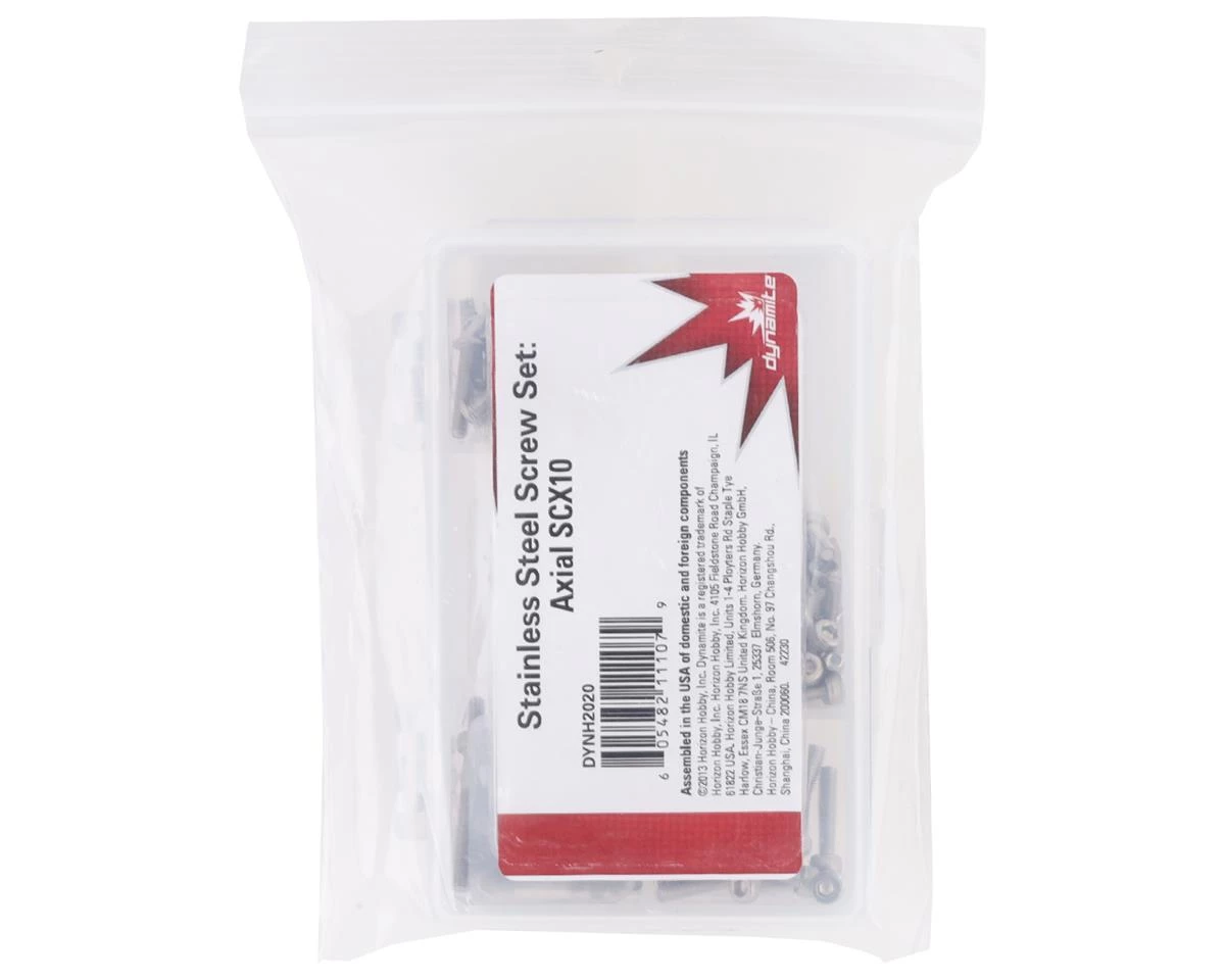 Dynamite Axial SCX10 Stainless Steel Screw Set - Image 2