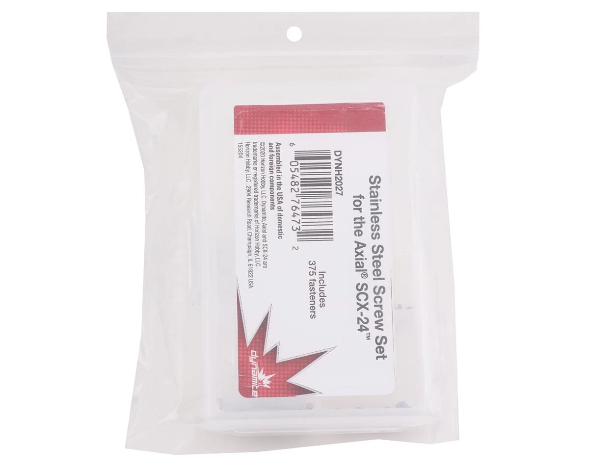 Dynamite Axial SCX24 Stainless Steel Screw Set - Image 2