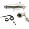 Dynamite Platinum 1/10 Revo Power Inline Exhaust System (Polished)