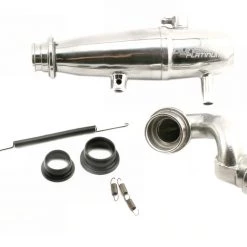 Dynamite Platinum 1/10 Revo Power Inline Exhaust System (Polished)