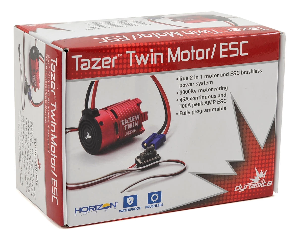 Dynamite Tazer Twin Sensorless Brushless Motor System (3000kV) - Image 2