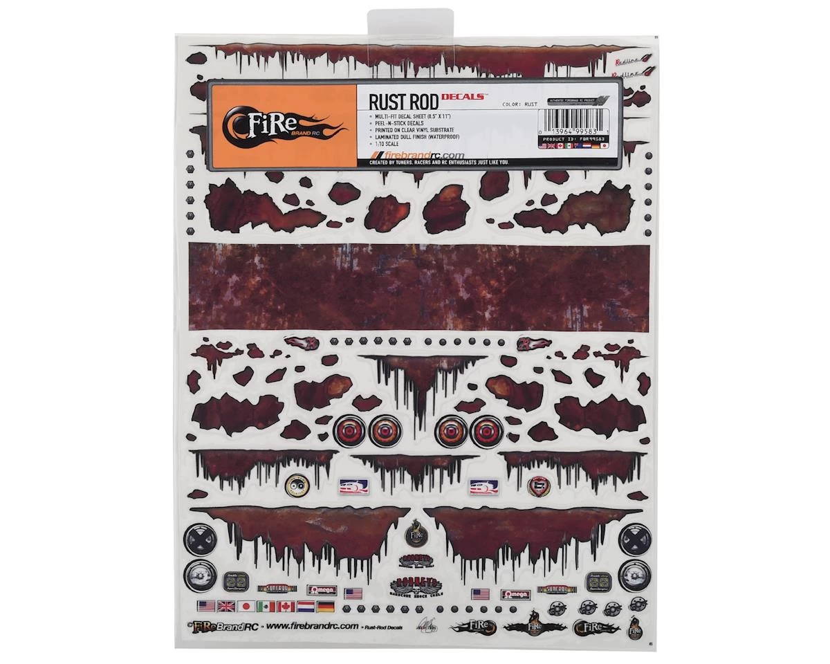 Firebrand RC Rust Rod Decal Sheet (8.5"X11") - Image 2