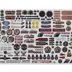 Firebrand RC Sponsor Logos 1A Decal Set (6x10")