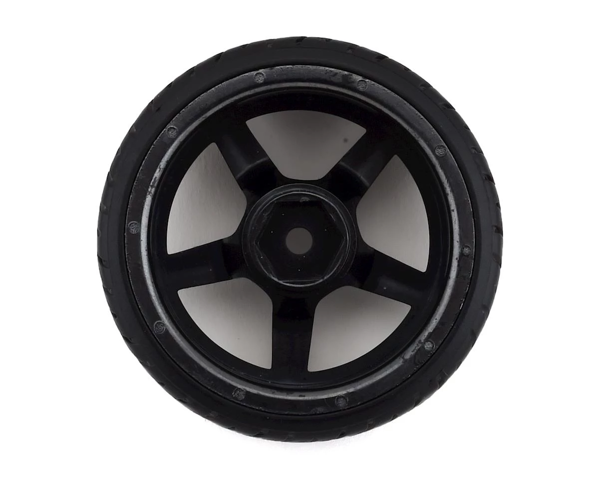 Firebrand RC Hammer DT3 Pre-Mounted Drift Tires (4) (Smoke Chrome) w/Moray Tires, 12mm Hex & 3mm Offset - Image 2