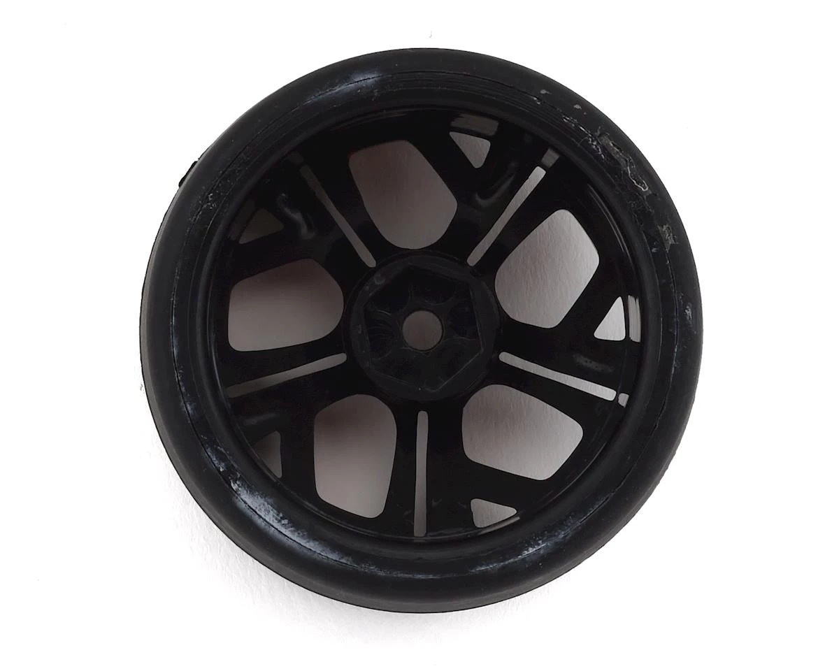 Firebrand RC Hydra XDR3 5° Pre-Mounted Slick Drift Tires (4) (Red/Black) w/Diamond Tires, 12mm Hex & 3mm Offset - Image 2